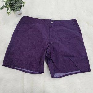 Zachary Prell Crane Swim Trunks 100% Polyamide Floral Navy Purple Size 34 XL NWT